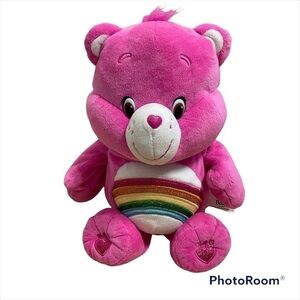 Care Bears Sing A Long Cheer Bear Animated Talks Sings 2015 Purple Stuffed